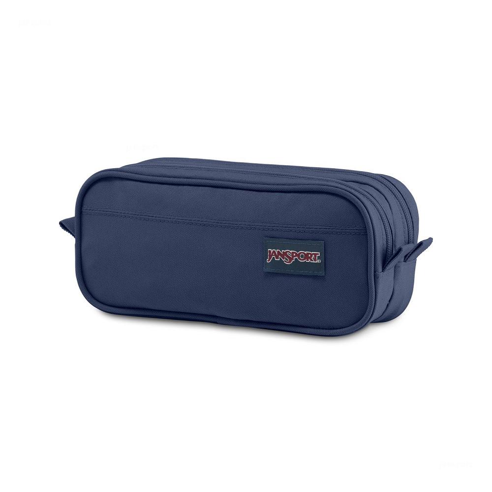 étuis à Crayons JanSport Large Accessory Pouch Bleu Marine | UXQ-92539128